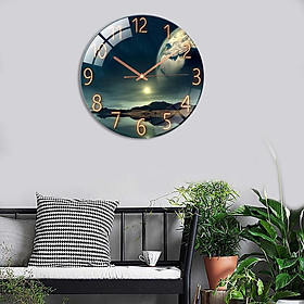 30cm Silent Wall Hanging Clock for Living Room