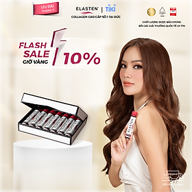 Bộ 7 Ống phiên bản giới hạn Collagen Elasten Giúp Da Căng Mịn, Chống Lão Hóa, Tóc Chắc Khỏe - Collagen Số 1 Tại Đức 