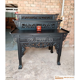 Mua Sập thờ 3 tầng màu đen nhiều kích thước MAU204 - Đồ Gỗ Mạnh Hùng