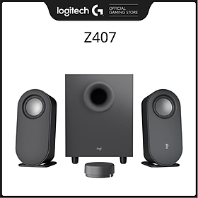 Loa máy tính Bluetooth Z407 với loa siêu trầm và điều khiển không dây - Hàng chính hãng