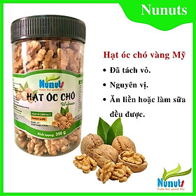 Hạt óc chó tách vỏ ( Vàng), nguyên vị Nunuts- nhập khẩu Mỹ/ Chile. 