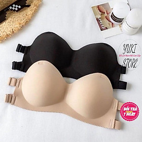 Áo Ngực Su Áo Ngực Cúp Ngang (Tặng Kèm Dây Trong)