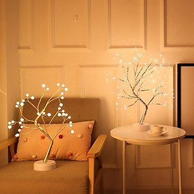 Đèn led hình cây để bàn trang trí phòng đẹp lấp lánh