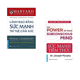 Combo 2 Cuốn Sách Tư Duy - Kỹ Năng Sống: Lãnh Đạo Bằng Sức Mạnh Trí Tuệ Cảm Xúc + Sức Mạnh Tiềm Thức (Tái Bản) / Bộ Những Cuốn Sách Tư Duy Hay Nhất - Tặng Kèm Bookmark Happy Life