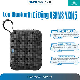 Loa Bluetooth Di Động USAMS YX015 BT5.3 Wireless Speaker - Hàng Chính Hãng