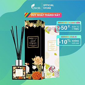 [PHIÊN BẢN MỚI] Tinh Dầu Nước Hoa Gỗ Mây Thơm Phòng ECODEALS - Hương thơm tự nhiên khử mùi khó chịu, ẩm mốc, mồ hôi, mùi thuốc, nhà tắm... đến 45 ngày - Chai 50ml