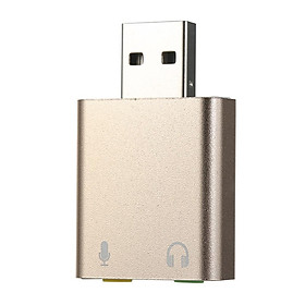 Thẻ âm thanh mở rộng USB 7.1 sang 3.5mm cho PC Laptop