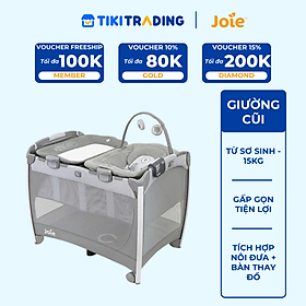 Giường cũi trẻ em Joie Excursion Change & Bounce Portrait