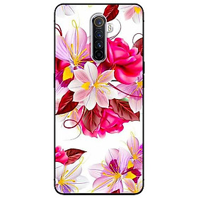 Ốp lưng dành cho Oppo Reno Ace - Hoa Đỏ Nền Trắng