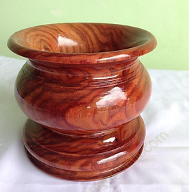 Mua Bát nhang gỗ hương ngang 15cm