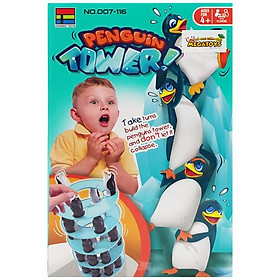 Trò Chơi Xếp Hình Tháp Chim Cánh Cụt Penguin Tower - Kingso Toys 007-116