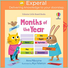 Sách - Little Board Books Months of the Year by Alys Paterson (UK edition, boardbook)