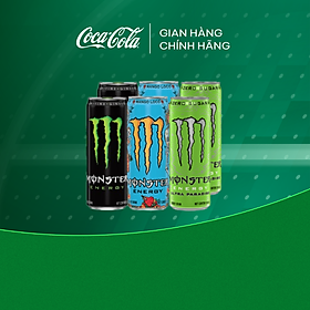 Hộp 6 Lon Nước Tăng Lực Giải Khát Monster Mix 3 vị Monster Energy, Monster Ultra Paradise, Monster Mango Loco 355ml/Lon Sale 6.6 Coca-Cola Official Store