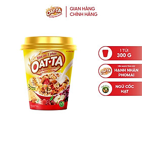 Yến Mạch Trái Cây Hạnh Nhân OATTA Thơm Béo Đậm Chất Vị Phô Mai Có Thể Ăn Liền Hộp 45g