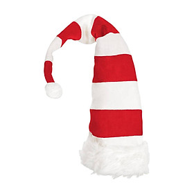 Long Santa Hat, Funny Xmas Hat Party Hats Props Striped Christmas Hats for Festival New Year Performance Holiday