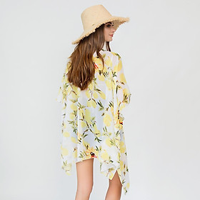 Fashion Women's Summer Flowy Kimono Cardigan Boho Chiffon Floral Beach Cover Up Tops