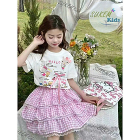 set đầm váy tiểu thư cho bé gái từ 10-40kg hàng thiết kế
