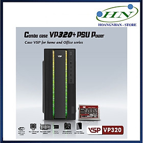 Mua Combo Vỏ Case Máy Tính VSP + Nguồn 200W - VP320 - Hàng Chính Hãng