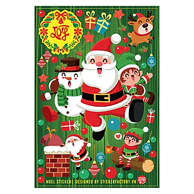 JOY - Sticker decal hình dán trang trí theo mùa Noel Giáng Sinh