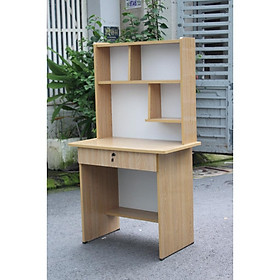 Mua Bàn học sinh ván okal giá rẻ tặng hình dán cho bé- Bàn học sinh liền kệ sách giá rẻ tphcm