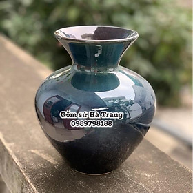 Mua Lọ hoa gốm sứ Bát Tràng cao cấp giỏ cua size 3