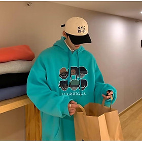 Áo Hoodie Tay Dài Dáng Rộng In Họa Tiết Hoạt Hình Phong Cách Hip Hop Cho Nam Và Nữ Size M-3XL
