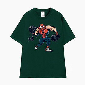 Áo thun tay lỡ unisex nam nữ oversize phong cách mcu Spider man Gymer - BND4