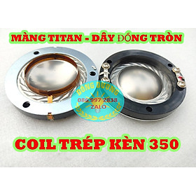 Mua COIL LOA TREBLE KÈN  34 4MM LOẠI KHÔNG CỌC MÀNG TITAN - CÔN TRÉP 350