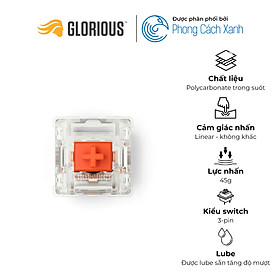 Mua Switch bàn phím cơ Glorious Fox Linear - 120 switch - Pre-lube - Hàng Chính Hãng