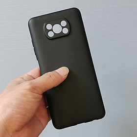 Ốp lưng dẻo cho Xiaomi Poco X3 NFC , X3 Pro - đen cao cấp, chống bám vân tay