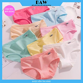 Hình ảnh Bộ 5 Quần Lót Cotton 15 Màu Siêu Đẹp thương hiệu BAW TN08