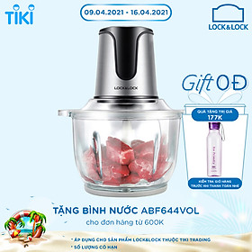 Máy Xay Thịt 2 Lưỡi Dao Kép Lock&Lock EJM171 (2L) - Hàng Chính Hãng