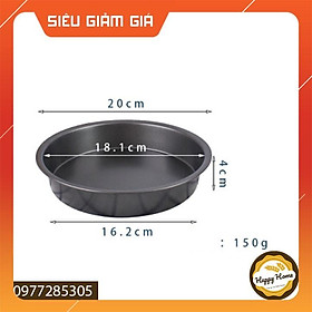 Mua HÀNG MỚI VỀ - Khuôn nướng bánh pizza chống dính tròn dày 8/9/10 inch
