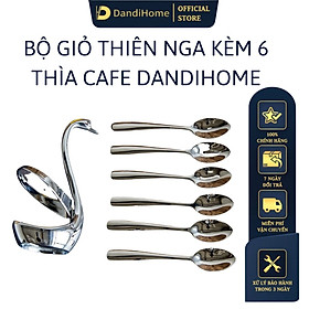 Bộ giỏ thiên nga DandiHome kèm thìa nĩa 2020 cao cấp, sang trọng, tinh tế