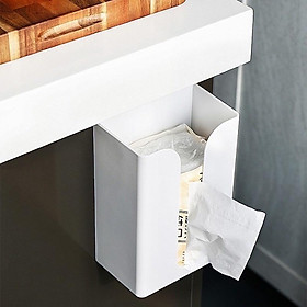 Mua Hộp đựng khăn giấy treo tường hình chữ nhật kèm sticker dễ thương decor bàn học  bàn làm việc  nhà bếp đa năng tiện lợi