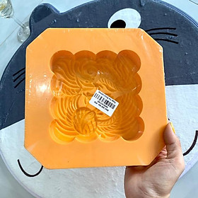 Mua Khuôn bánh trung thu vuông 500g nhựa