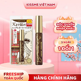 Phiên Bản Giới Hạn Mascara Nâng Cao Nâng Cong Và Dài Mi Tối Đa Siêu Bền Trong 24h Màu Nâu Kissme Heroine Make Long Up Mascara Super WP #53 6 G