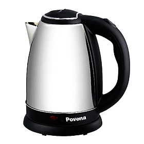 Mua Bình đun siêu tốc cao cấp Povena 1.8L (inox-nút bấm)PVN - 18 - Hàng chính hãng