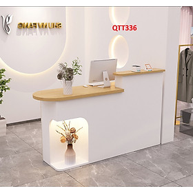 Mua QUẦY LỄ TÂN  QUẦY TIẾP TÂN  QUẦY TÍNH TIỀN  QUẦY THU NGÂN QTT336 ( không đèn) - NỘI THẤT LẮP RÁP VIỄN ĐÔNG ADV