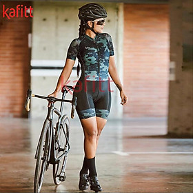 Macaquinho Ciclismo Feminino Kafitt Nữ Ba Môn Phối Hợp Đi Xe Đạp Jersey Áo Nỉ Nữ Bộ Áo Liền Quần Màu Đen Tay Ngắn Color: kafitt20-418-2 Size: XXS