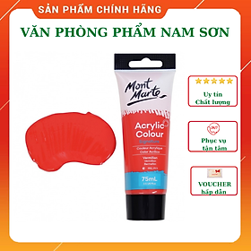 Màu ACRYLIC COLOUR SIGNATURE MONT MARTE cao cấp dạng tuýp 75ML vẽ trên nhiều chất liệu như Tường, Kính, Vải