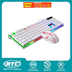 Mua Bộ bàn phím giả cơ và chuột game dành cho game thủ NTC G21B led đa màu