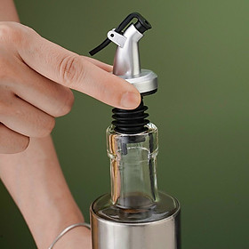 Mua Bình rót dầu thủy tinh bọc inox 304 chống tràn - 300ml