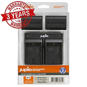 Mua Bộ 2 pin kèm sạc đôi hàng chính hãng Jupio LP-E6NH 2130mAh