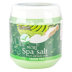 Muối Tắm Spa Mori Trà Xanh Mori Spa Salt - Green Tea (700ml)