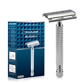 Double Side Razor Stainless Steel Beard Shaver Vintage Classic Double Blades Razor