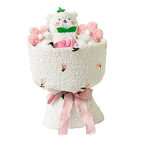 Cute Cartoon Animal Doll Bouquet Toy Artificial Flowers Wedding Gift