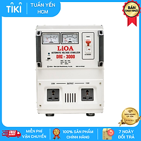 Ổn áp lioa 3kva model DRI - 3000II đời mới nhất dây đồng 100%