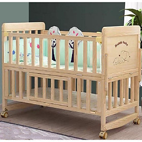 Nôi cũi gỗ, giường cũi trẻ em S2020