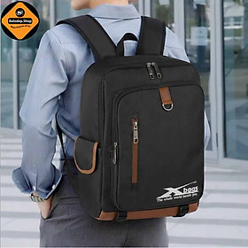 Balo Laptop Thời Trang Cao Cấp Xbags XB3101 Màu Đen, Thiết Kế Dạng Hộp Lớn Nhiều Ngăn, Chống Nước Chống Sốc, Cá Tính, Phù Hợp Đi Làm Đi Học!